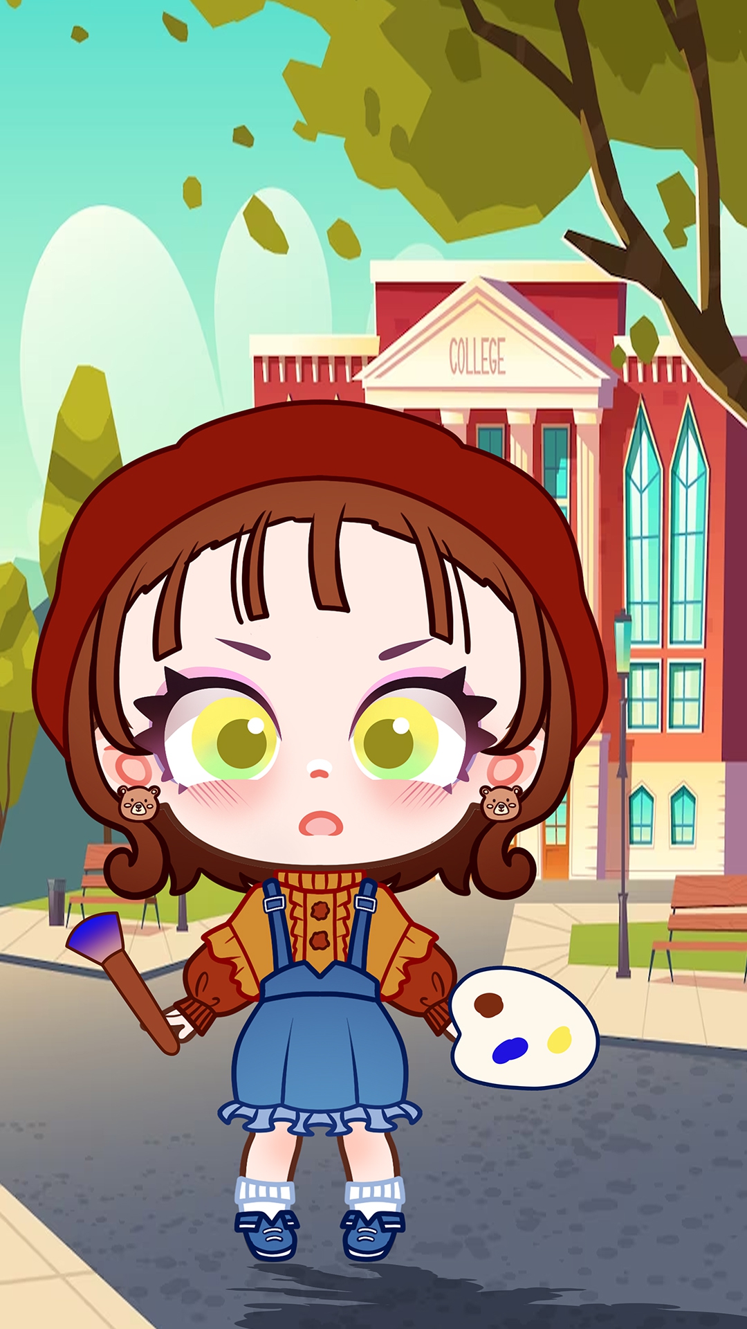 اسکرین شات 4 بازی Chibi Doll Salon: Dressup Game