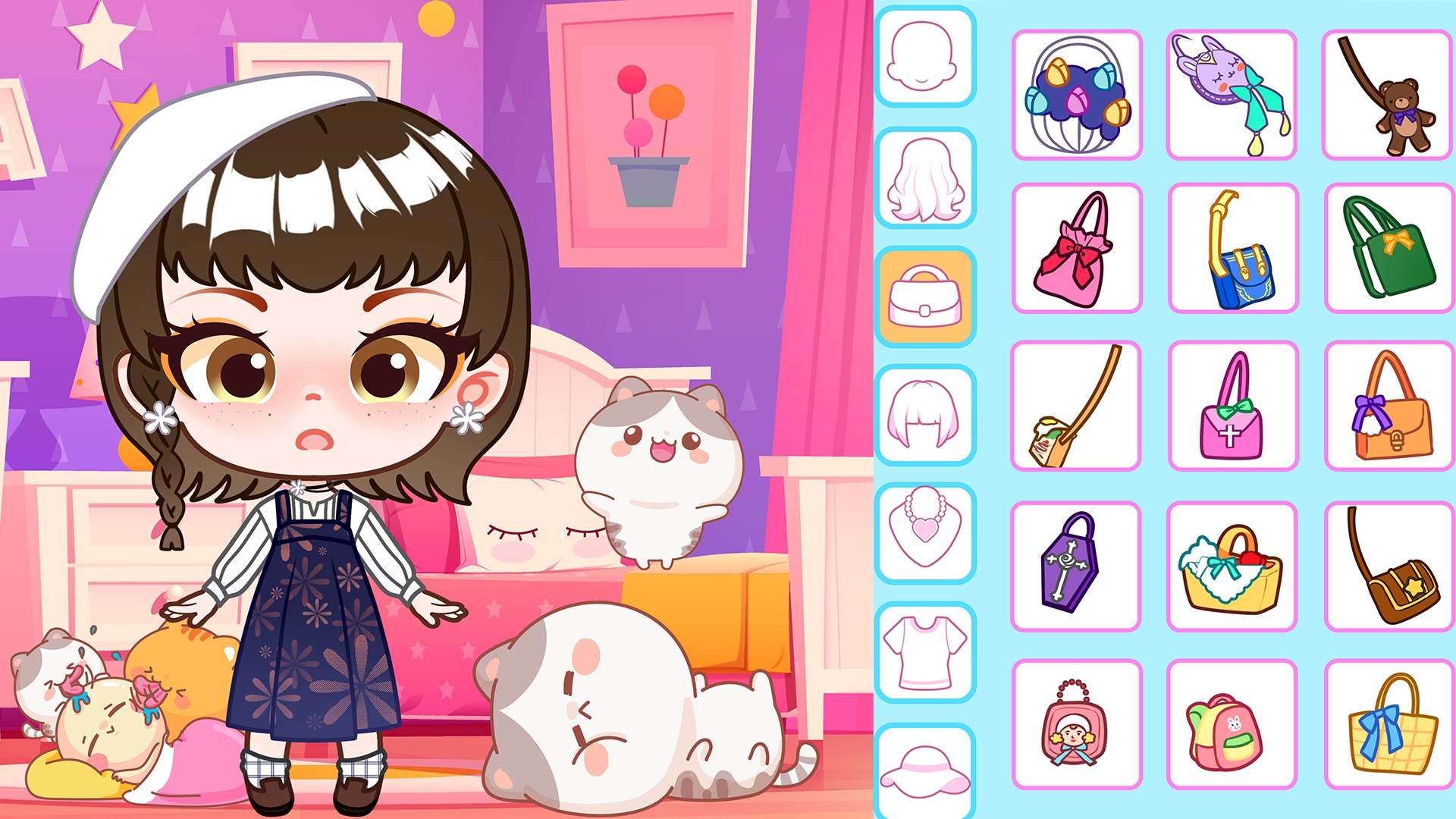 اسکرین شات 3 بازی Chibi Doll Salon: Dressup Game