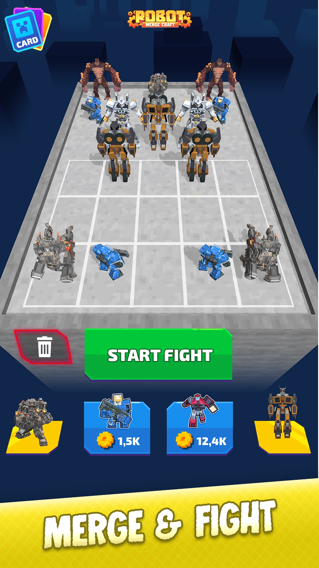 اسکرین شات 4 بازی Craft Robot: Merge Master