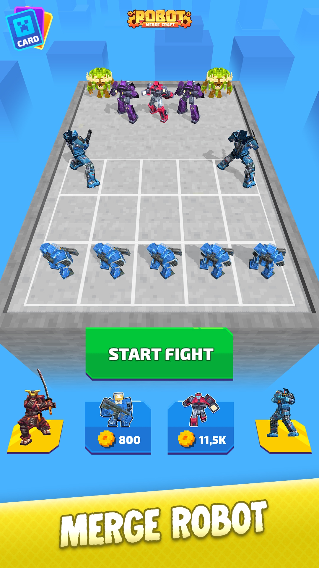 اسکرین شات 1 بازی Craft Robot: Merge Master