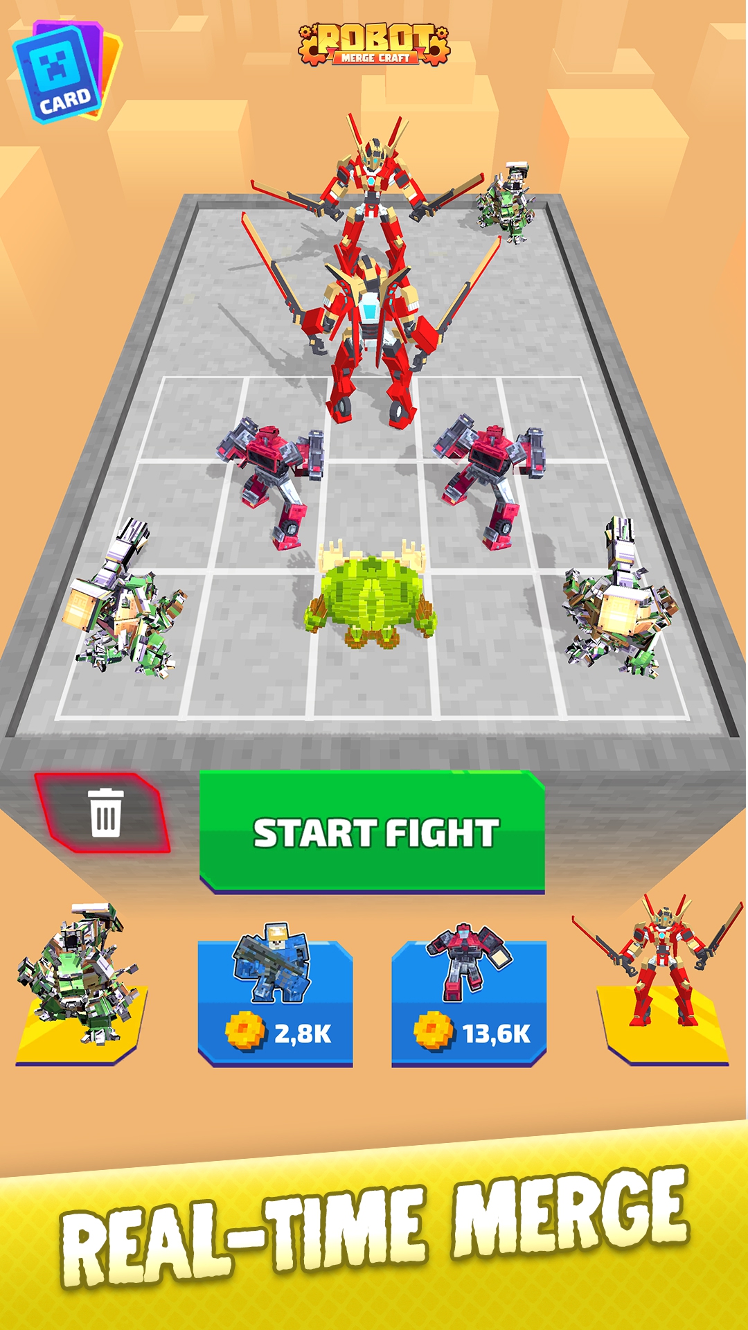 اسکرین شات 8 بازی Craft Robot: Merge Master