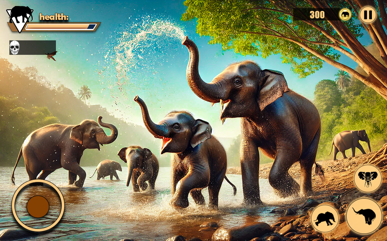 اسکرین شات 5 بازی Elephant Simulator Zoo Animal