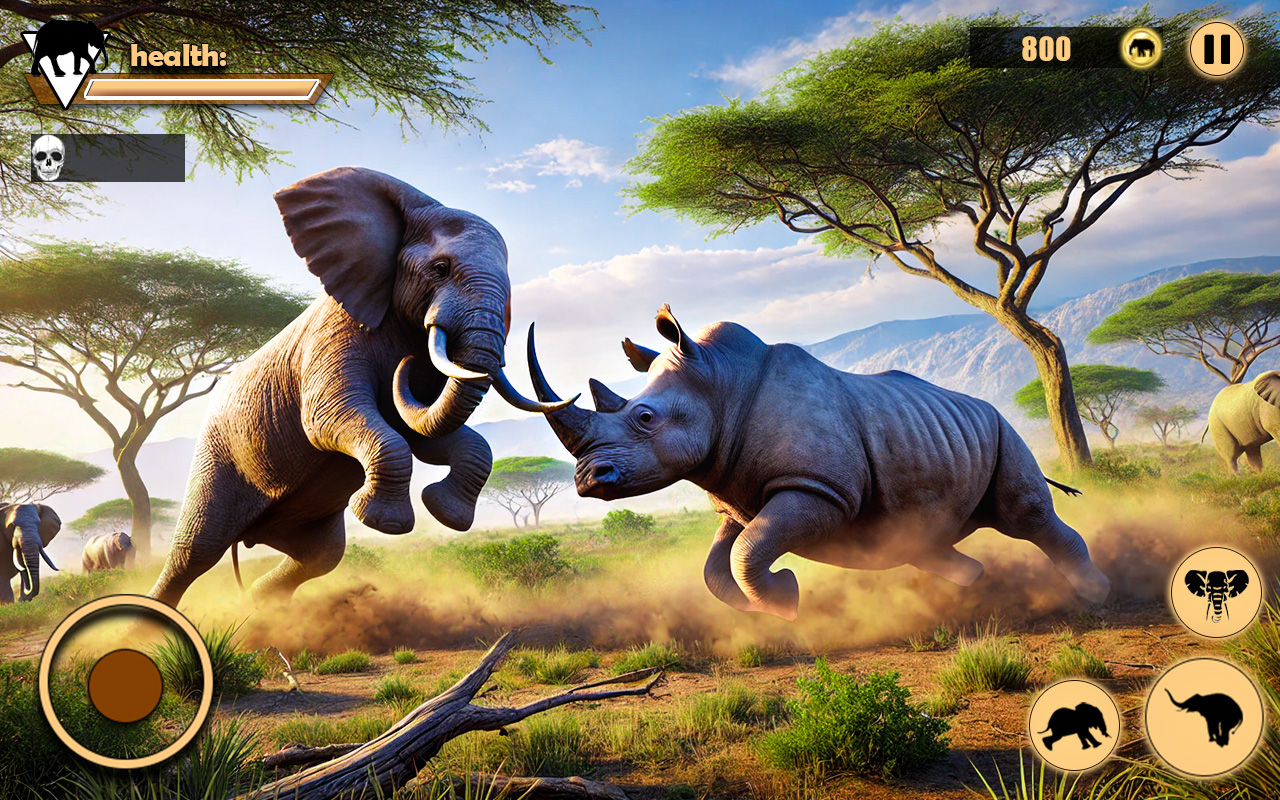 اسکرین شات 1 بازی Elephant Simulator Zoo Animal
