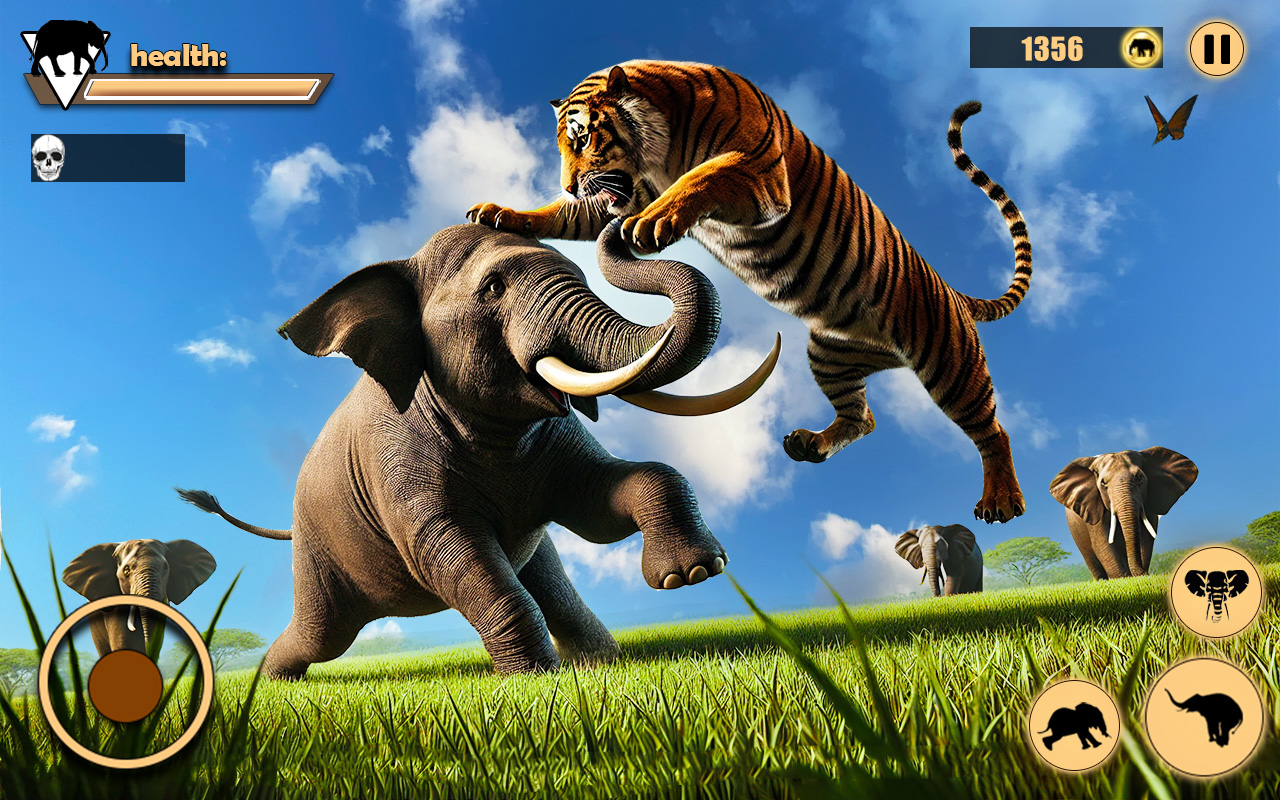 اسکرین شات 3 بازی Elephant Simulator Zoo Animal