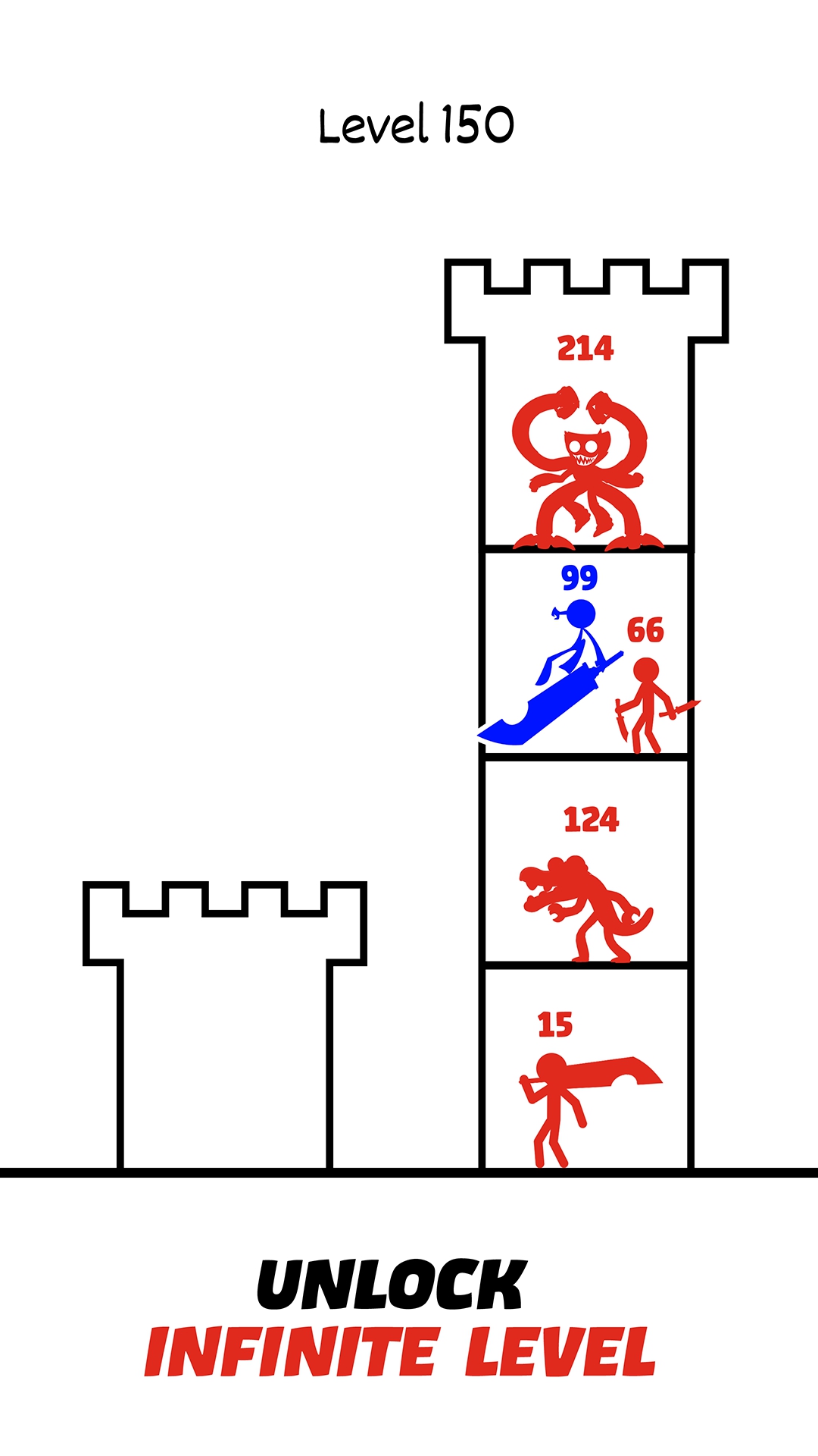 اسکرین شات 6 بازی Stick Hero 2: Tower Defense