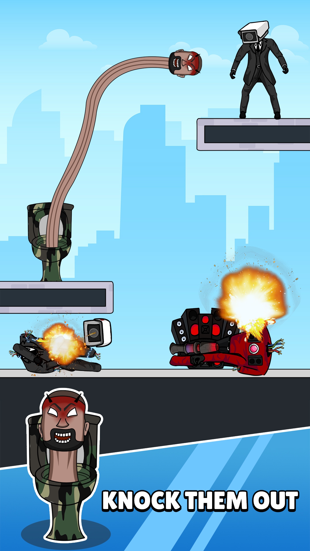 اسکرین شات 1 بازی WC Rush Run: Draw to Pee