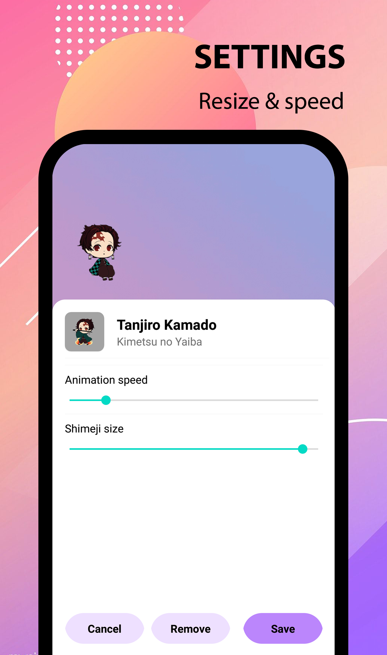 اسکرین شات 2 برنامه KNY Shimeji for Kimetsu