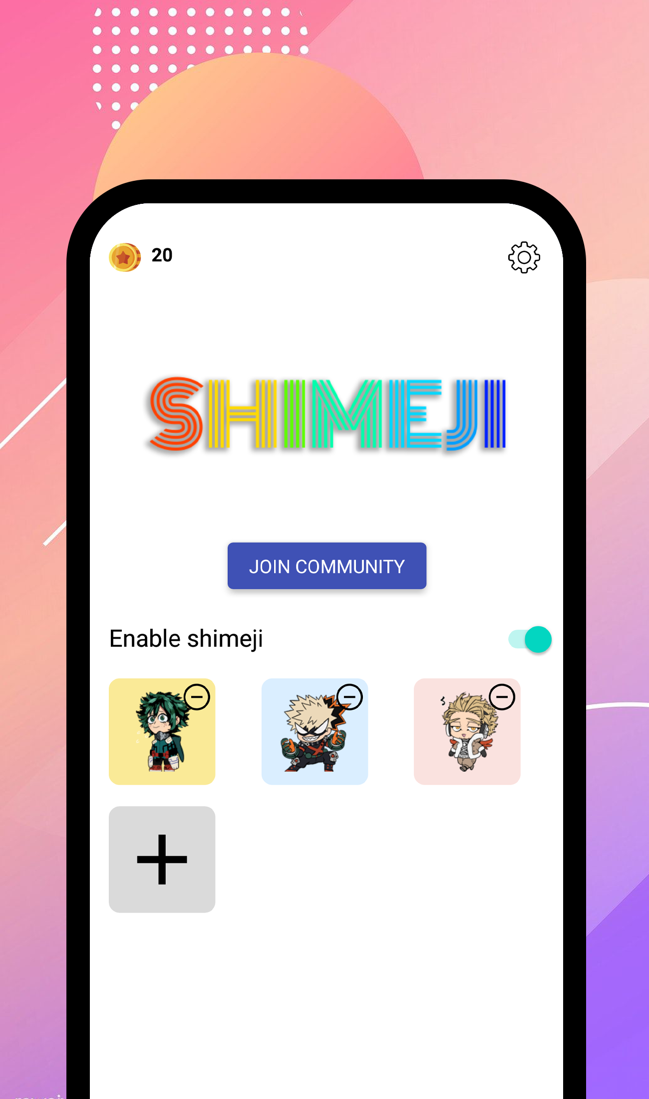 اسکرین شات 1 برنامه My Hero Academia Shimeji