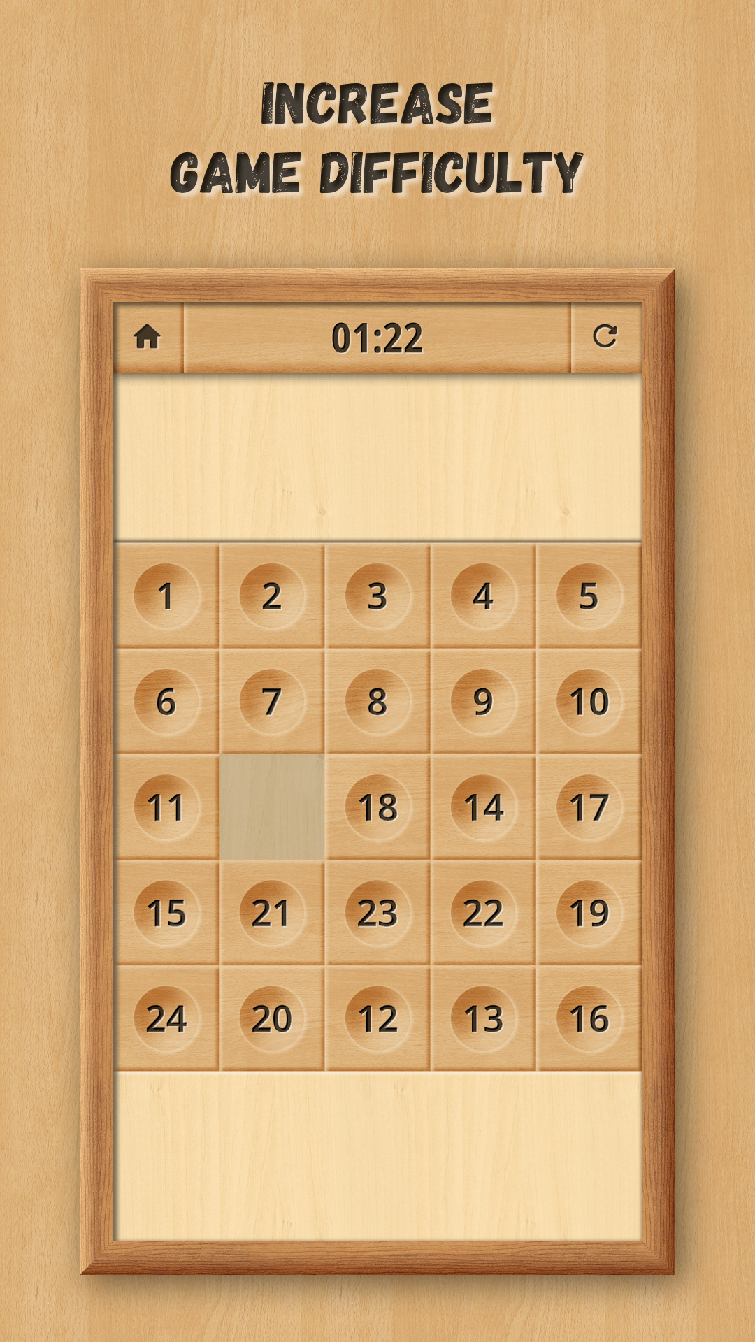 اسکرین شات 3 بازی Sliding Puzzle: Wooden Classic