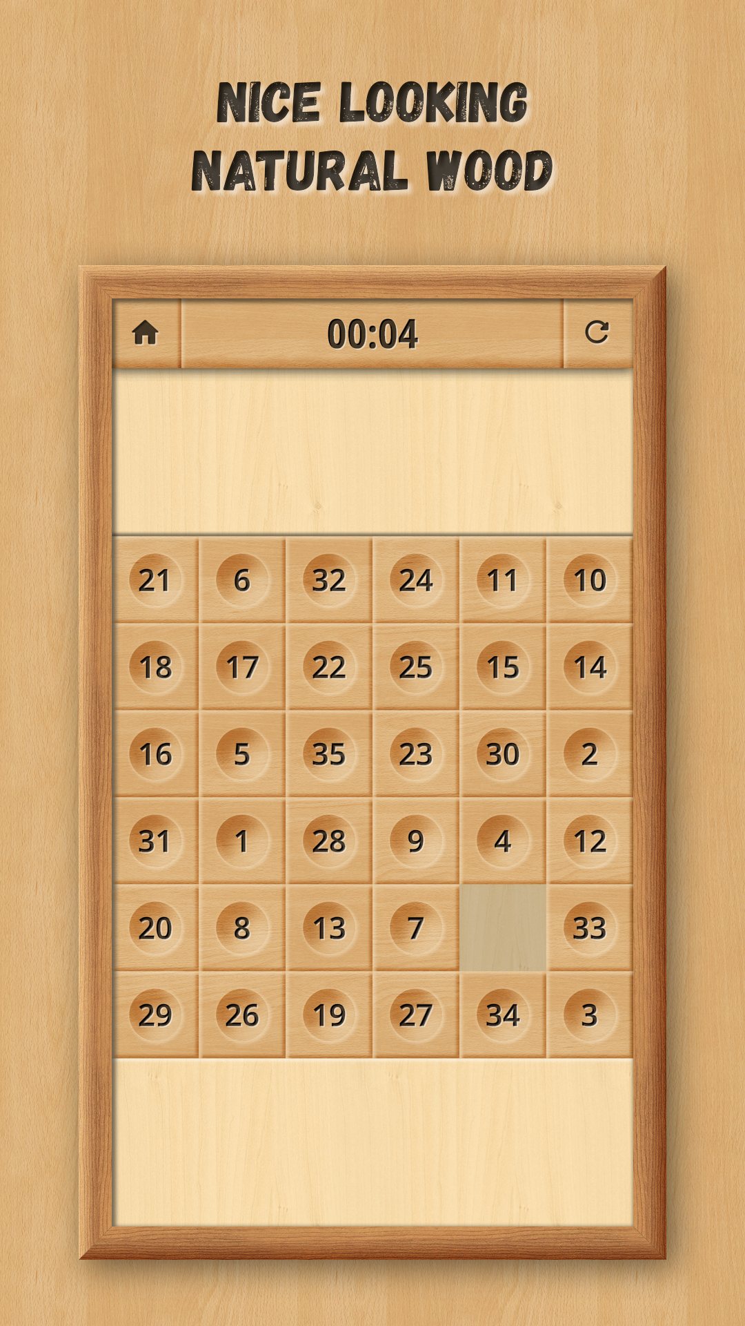 اسکرین شات 4 بازی Sliding Puzzle: Wooden Classic