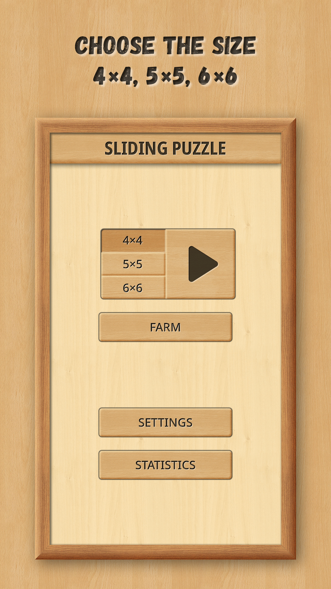 اسکرین شات 1 بازی Sliding Puzzle: Wooden Classic