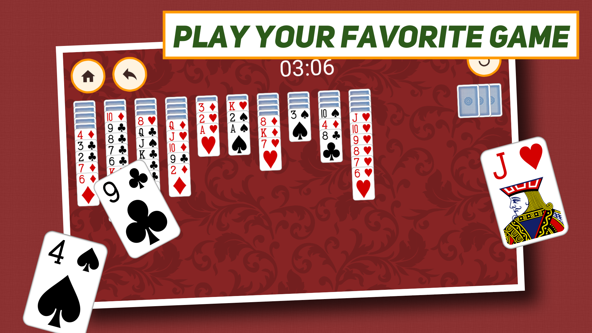 اسکرین شات 5 بازی Spider Solitaire: Classic