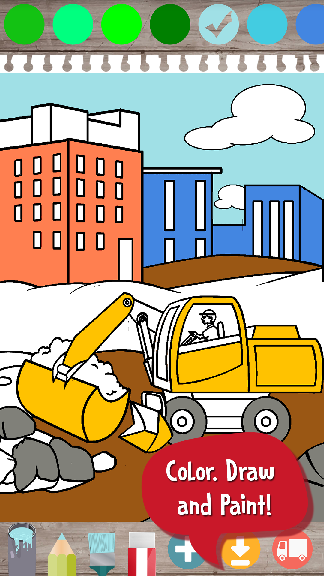 اسکرین شات 6 بازی Kids Construction Game: Educat