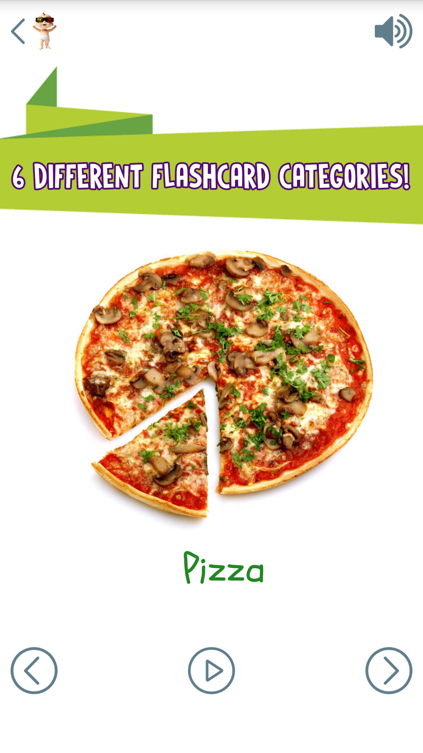 اسکرین شات 4 برنامه Baby Words: Flashcards 1Yr+