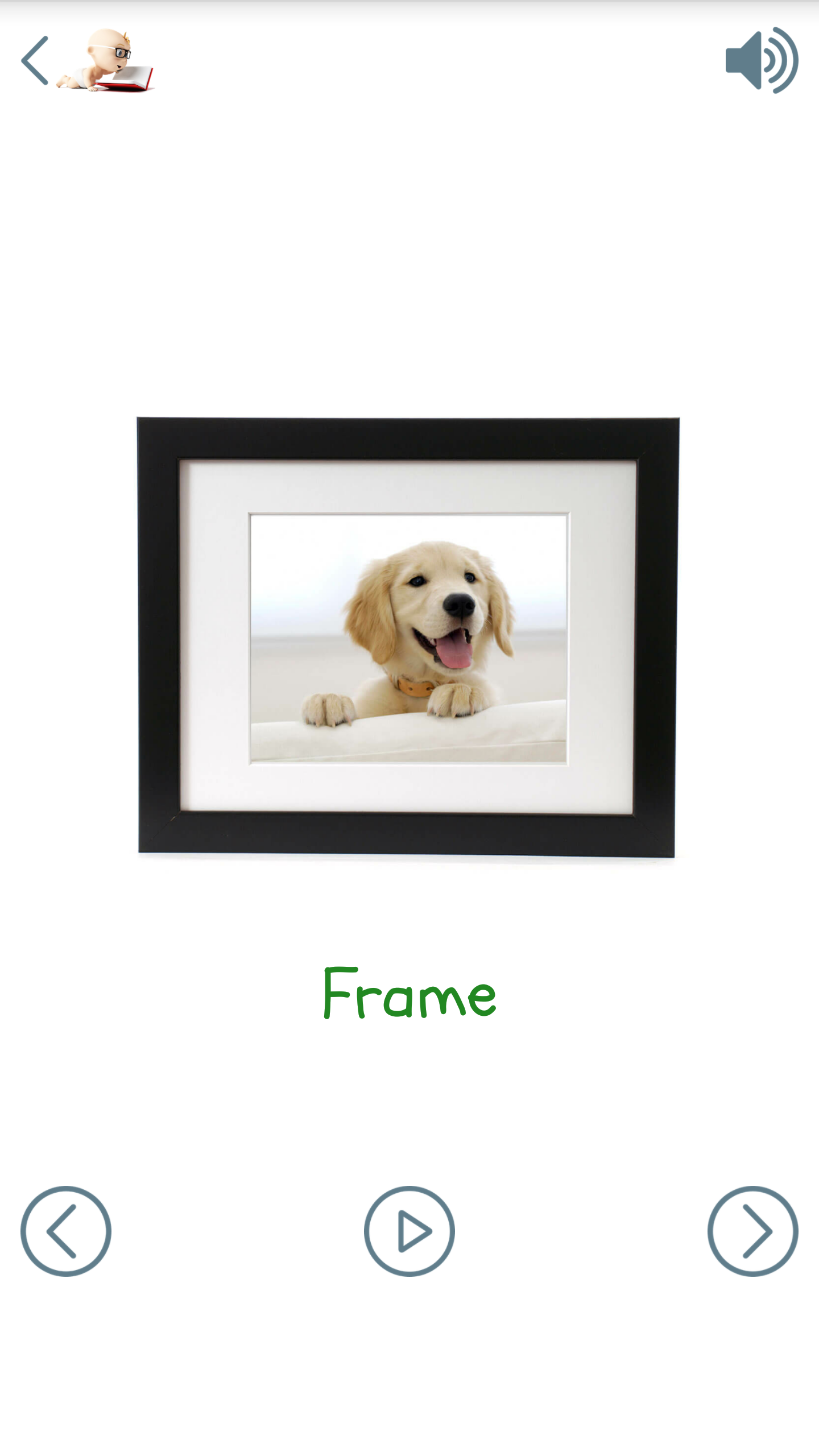 اسکرین شات 6 برنامه Baby Words: Flashcards 2Yr+