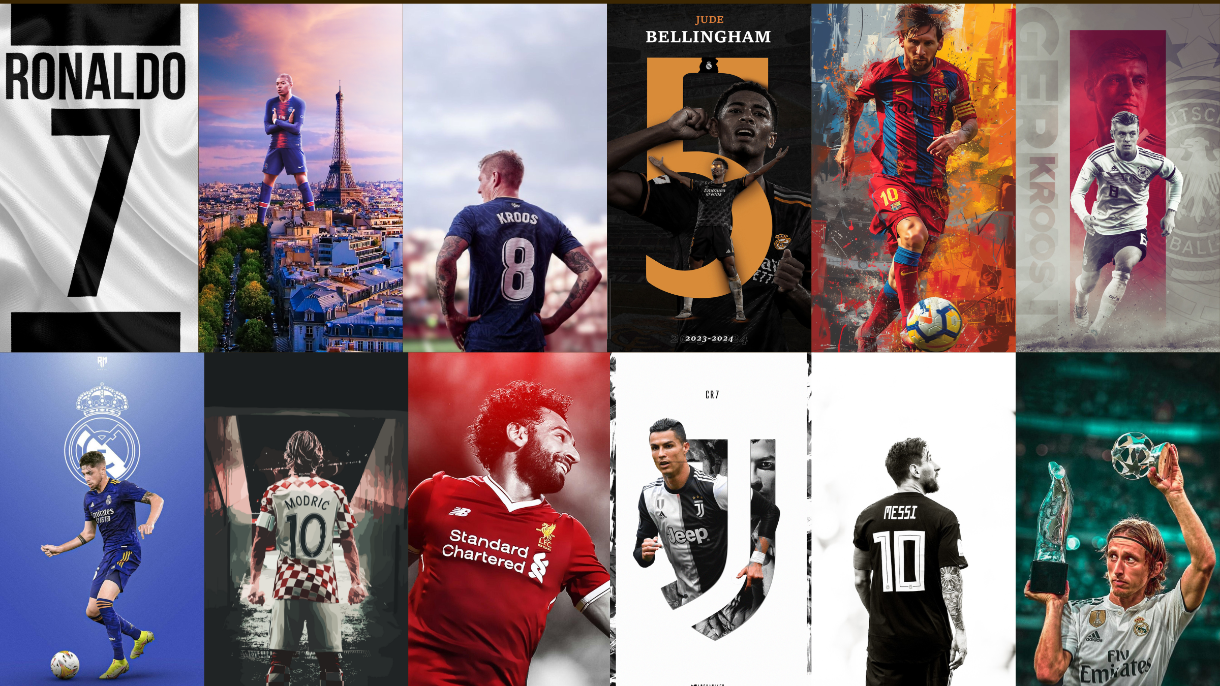 اسکرین شات 4 برنامه Football Wallpaper - GOATs