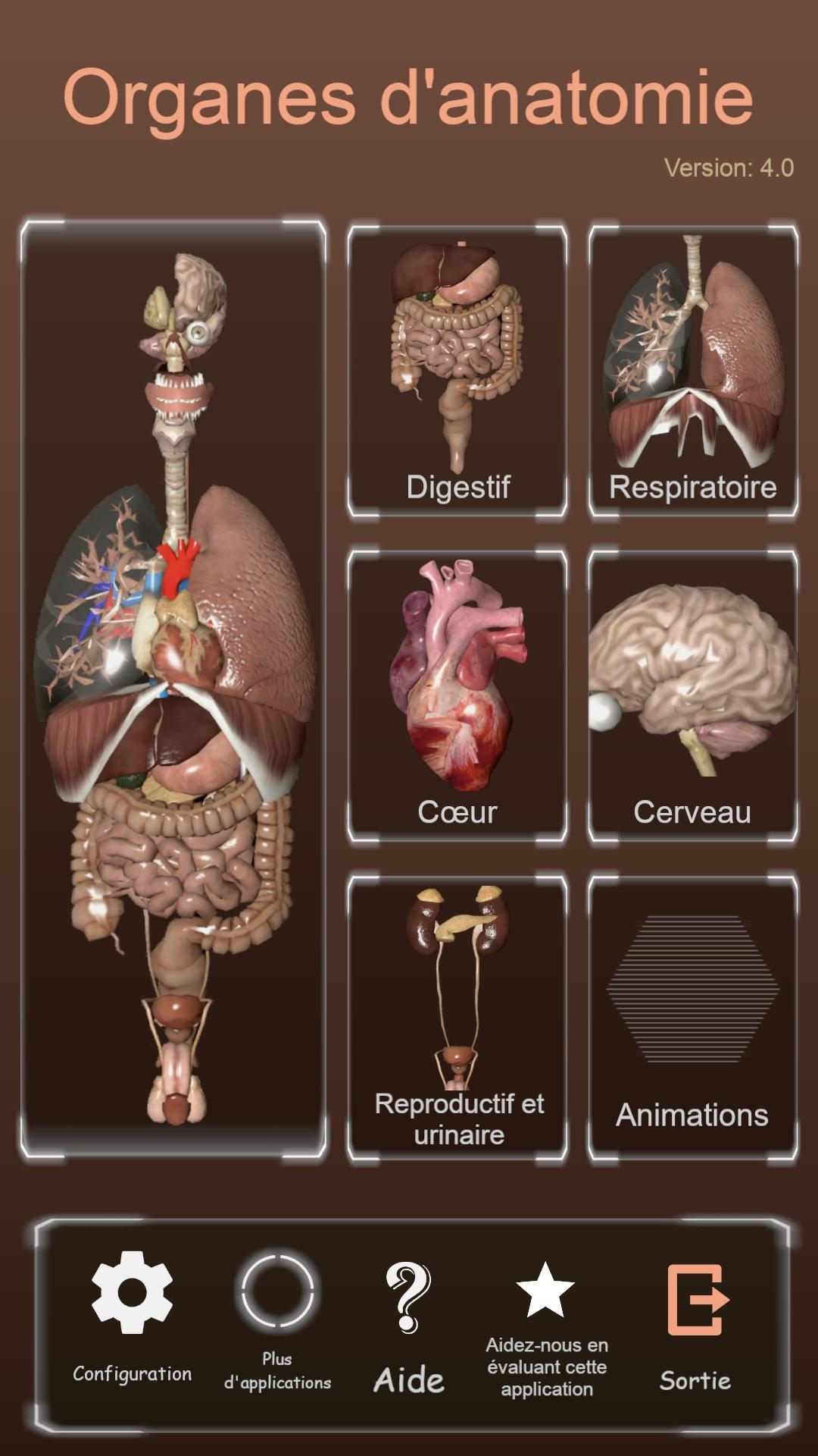 اسکرین شات 1 برنامه Internal Organs in 3D Anatomy
