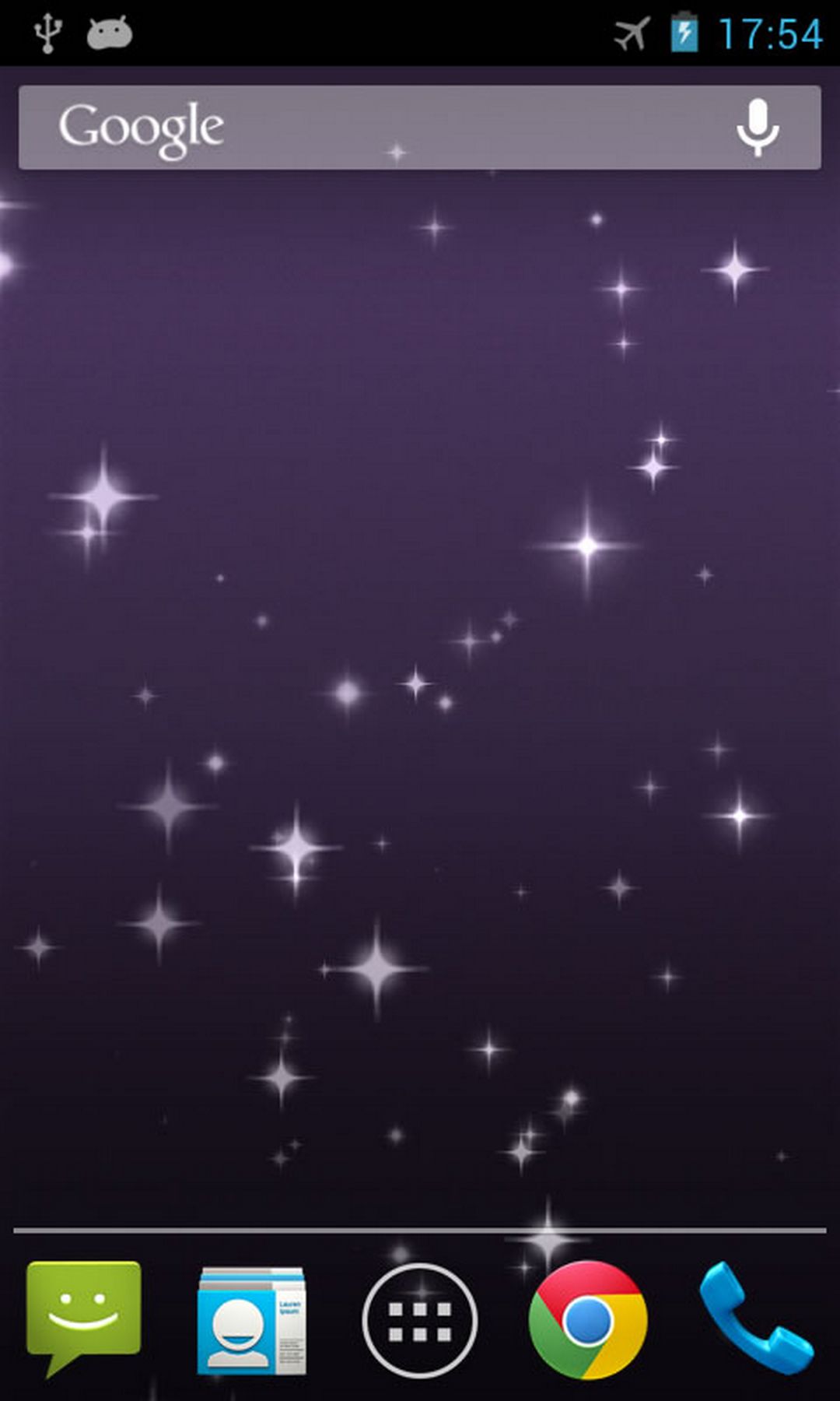 اسکرین شات 1 برنامه Glitter 3D Live Wallpaper