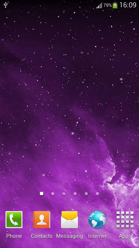 اسکرین شات 2 برنامه Galaxy Parallax Live Wallpaper