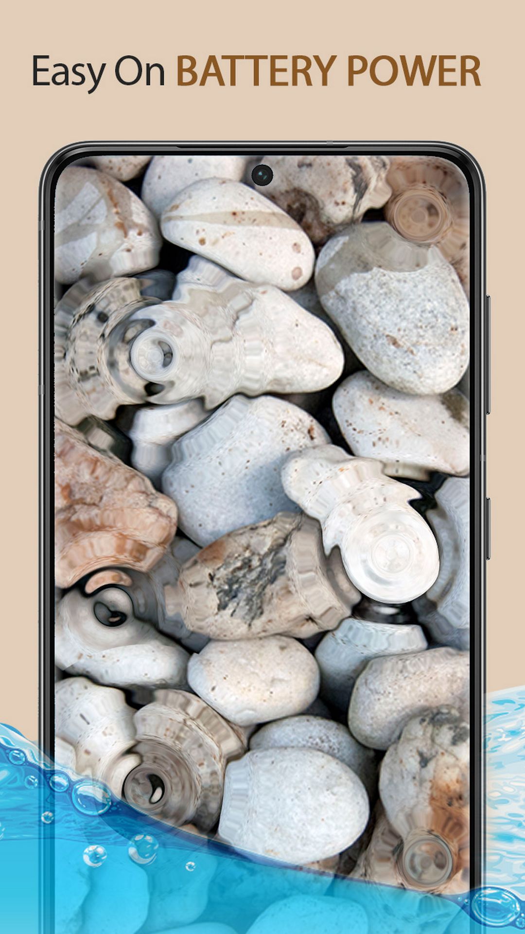 اسکرین شات 3 برنامه Water Drop Live Wallpaper