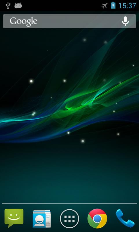 اسکرین شات 1 برنامه Wave Z Live Wallpaper