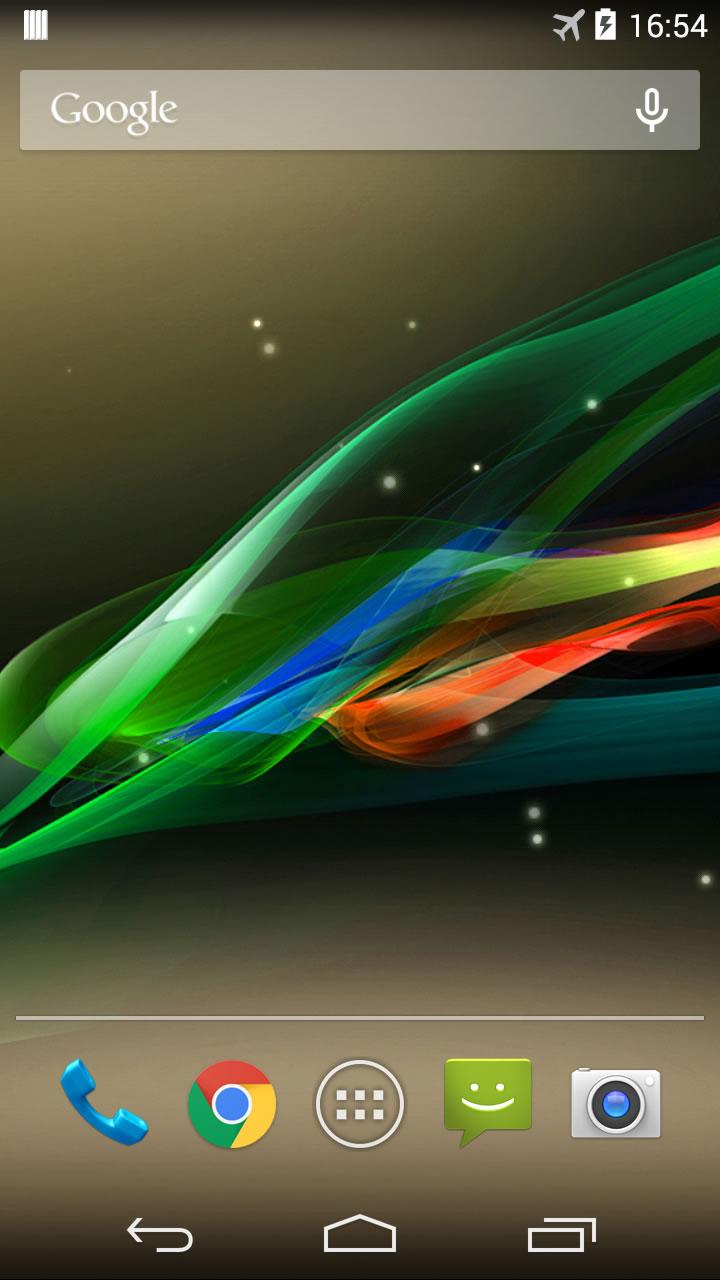 اسکرین شات 3 برنامه Wave Z1 Live Wallpaper