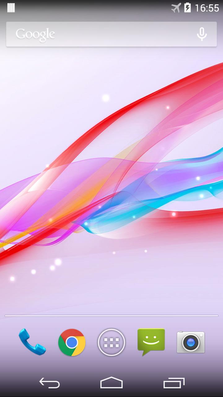 اسکرین شات 2 برنامه Wave Z1 Live Wallpaper