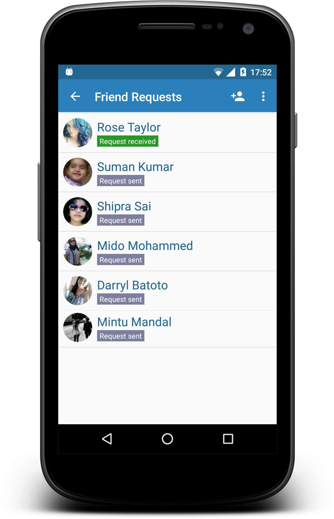 اسکرین شات 2 برنامه AW - video calls and chat