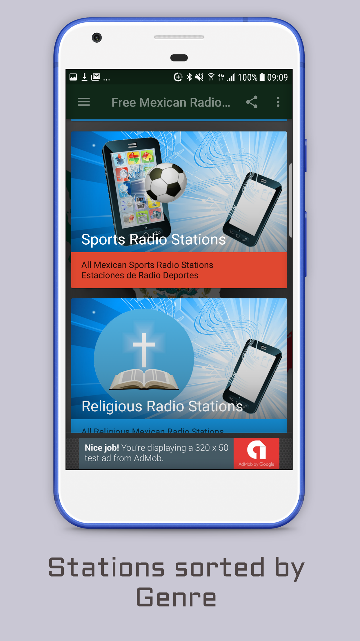 اسکرین شات 5 برنامه All Mexican Online Radios