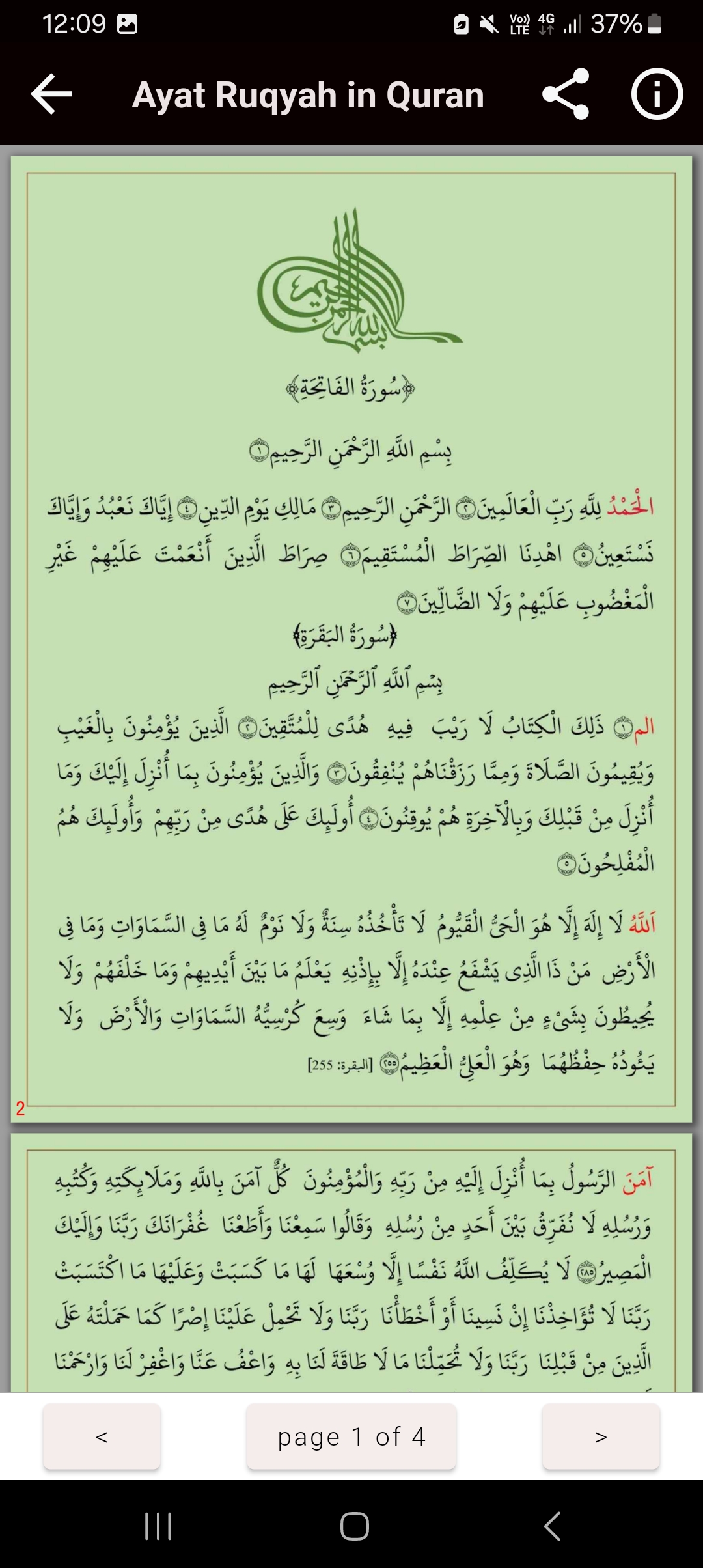 اسکرین شات 3 برنامه Ruqyah Shariah Full MP3