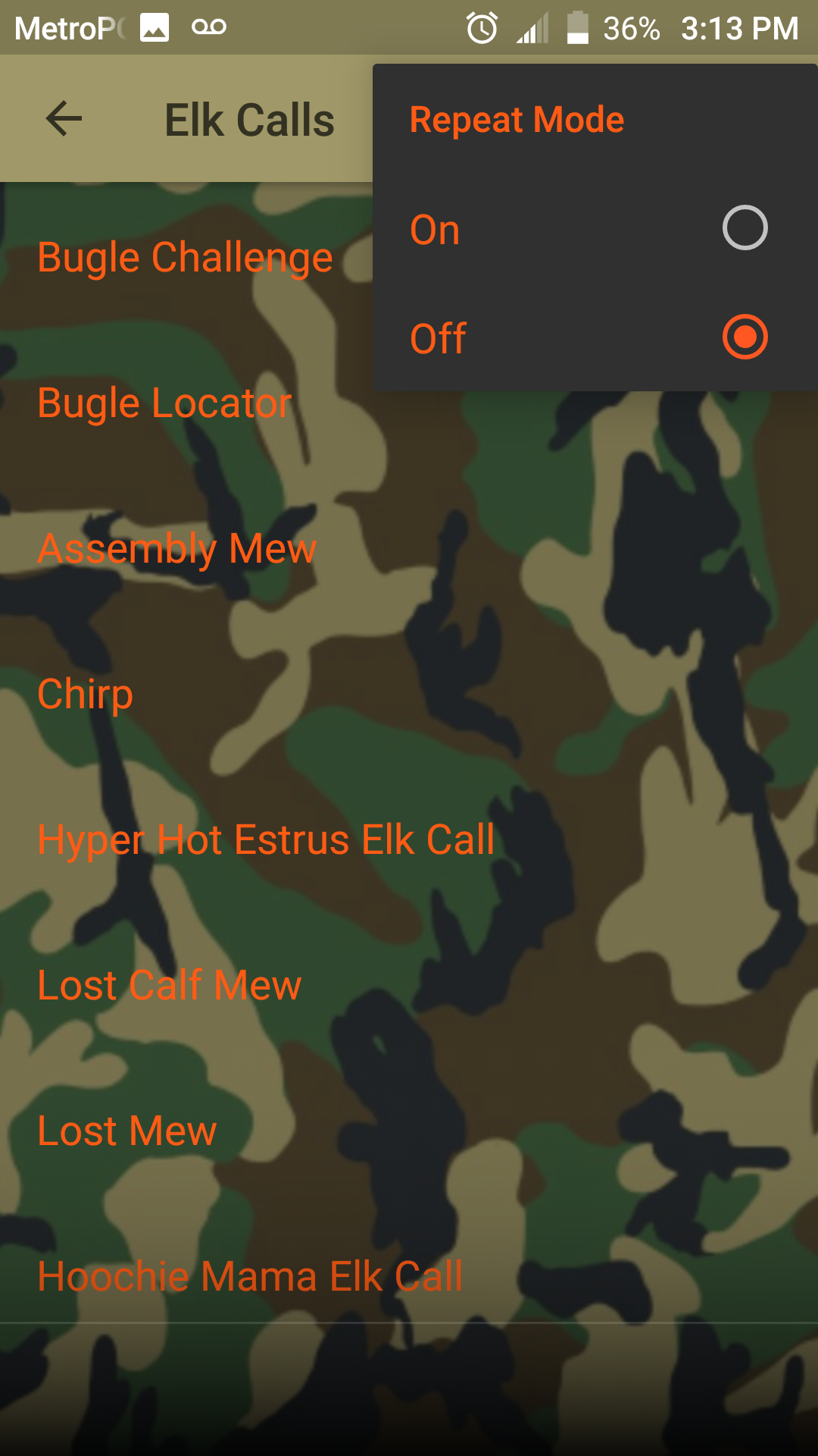 اسکرین شات 7 برنامه Elk Hunting Calls