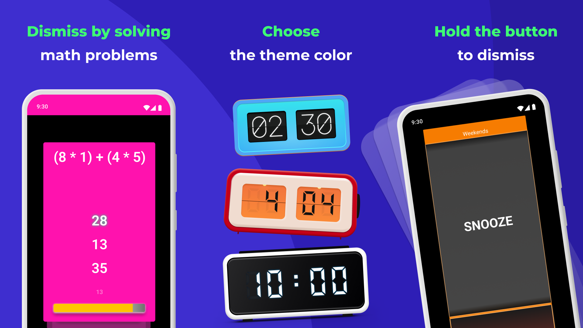 اسکرین شات 3 برنامه Digital Alarm Clock
