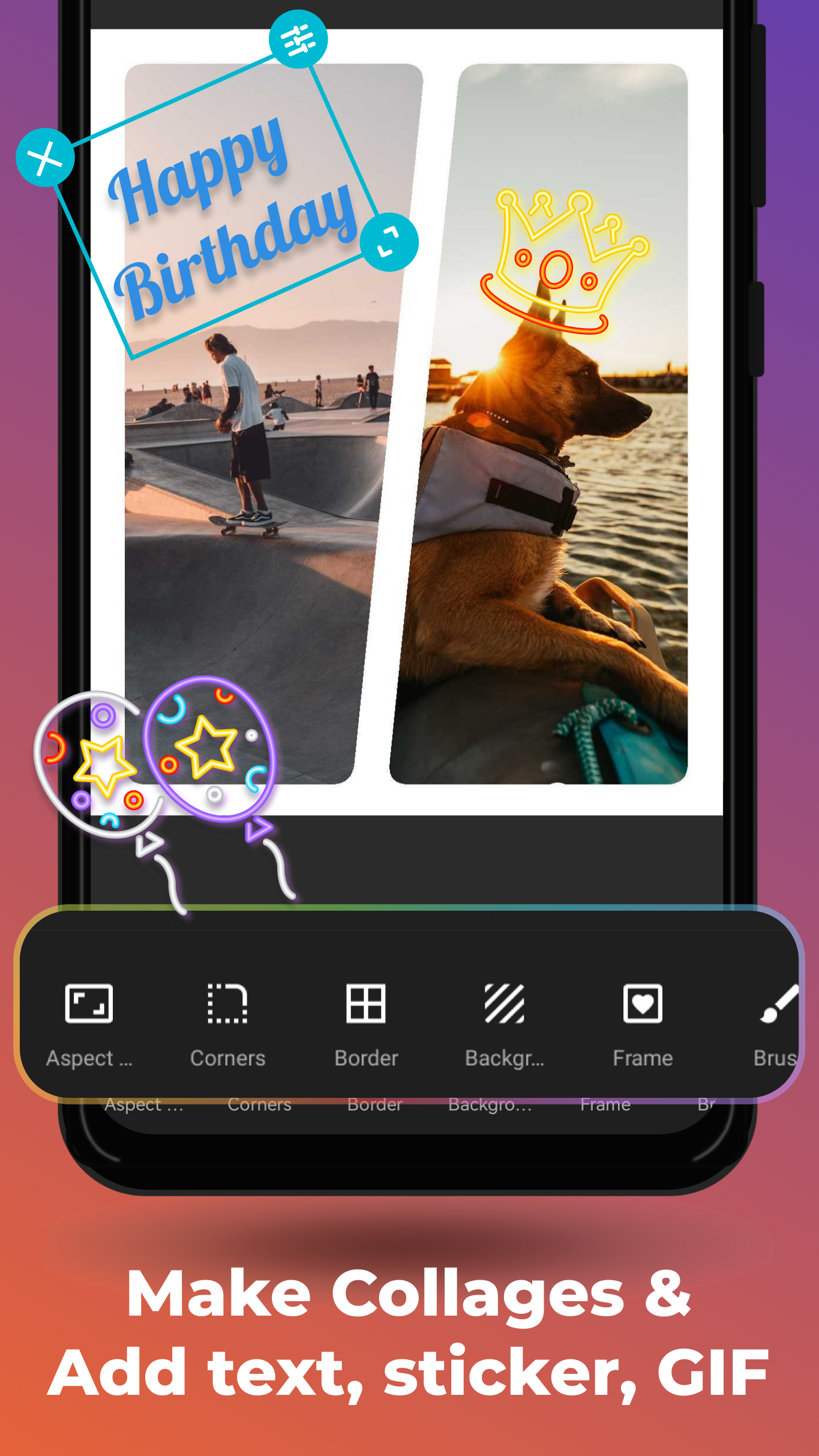 اسکرین شات 4 برنامه Video Editor & Maker AndroVid