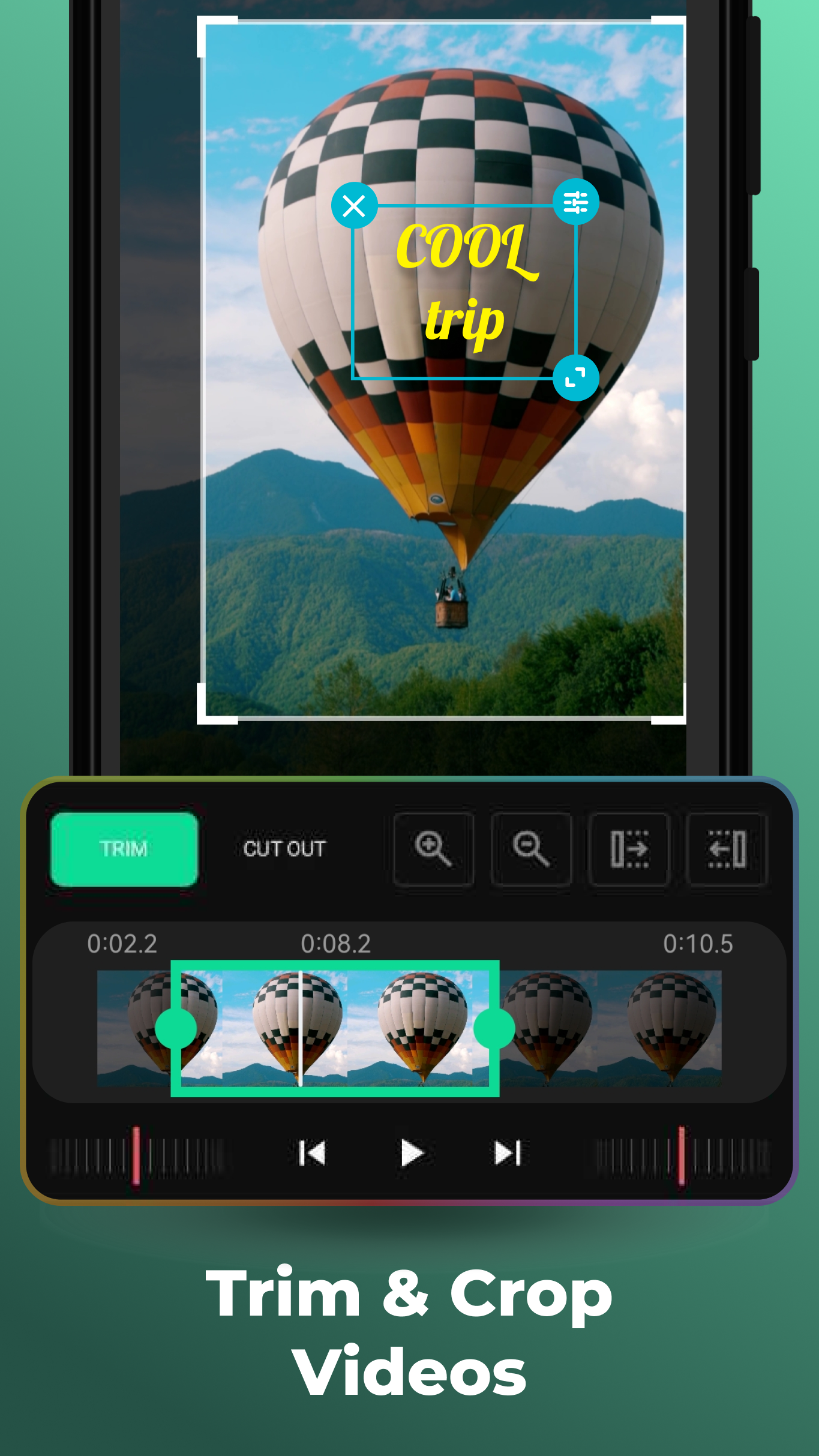 اسکرین شات 2 برنامه Video Editor & Maker AndroVid