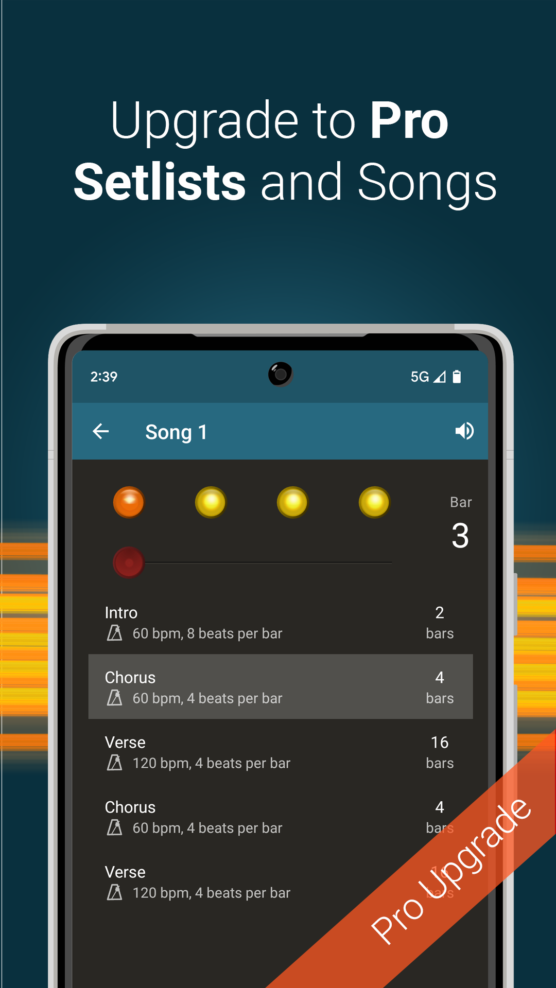 اسکرین شات 8 برنامه Metronome Beats