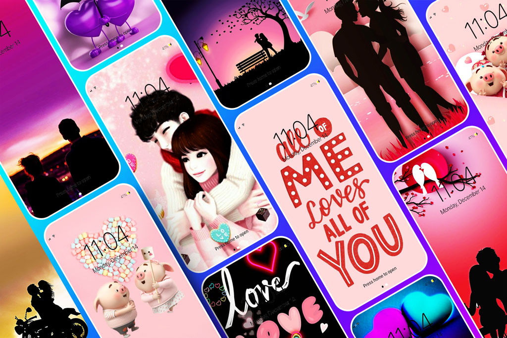 اسکرین شات 4 برنامه Love Wallpaper HD