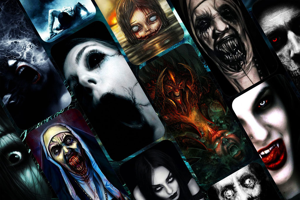 اسکرین شات 2 برنامه Scary Horror Wallpaper