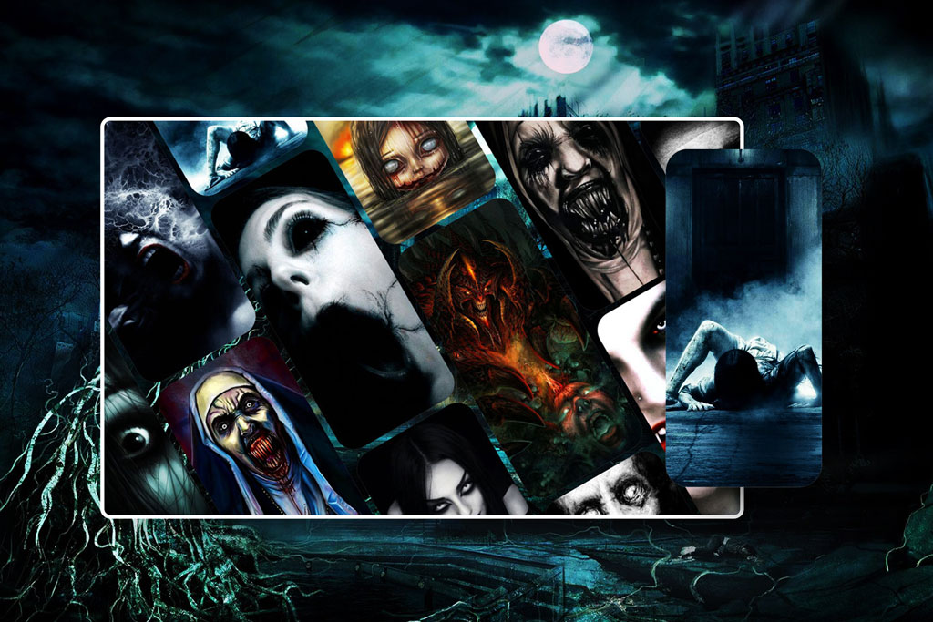 اسکرین شات 1 برنامه Scary Horror Wallpaper