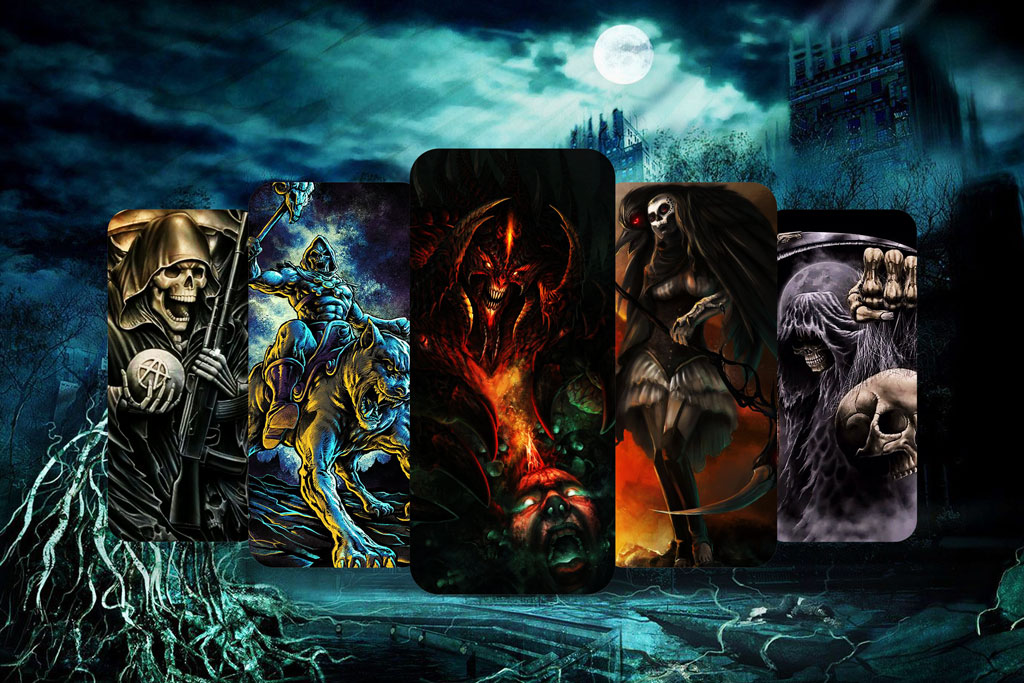 اسکرین شات 6 برنامه Scary Horror Wallpaper