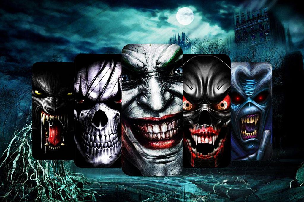 اسکرین شات 5 برنامه Scary Horror Wallpaper