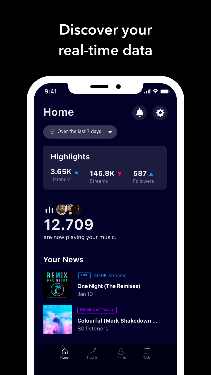 اسکرین شات 2 برنامه Anghami for Artists