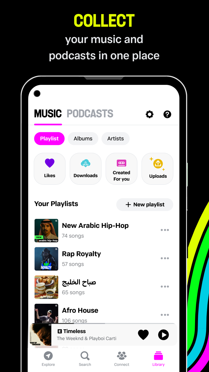 اسکرین شات 5 برنامه Anghami: Play music & Podcasts