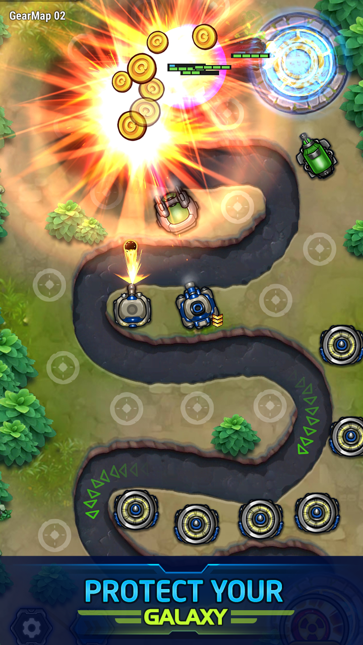 اسکرین شات 3 بازی Tower Defense: Galaxy V