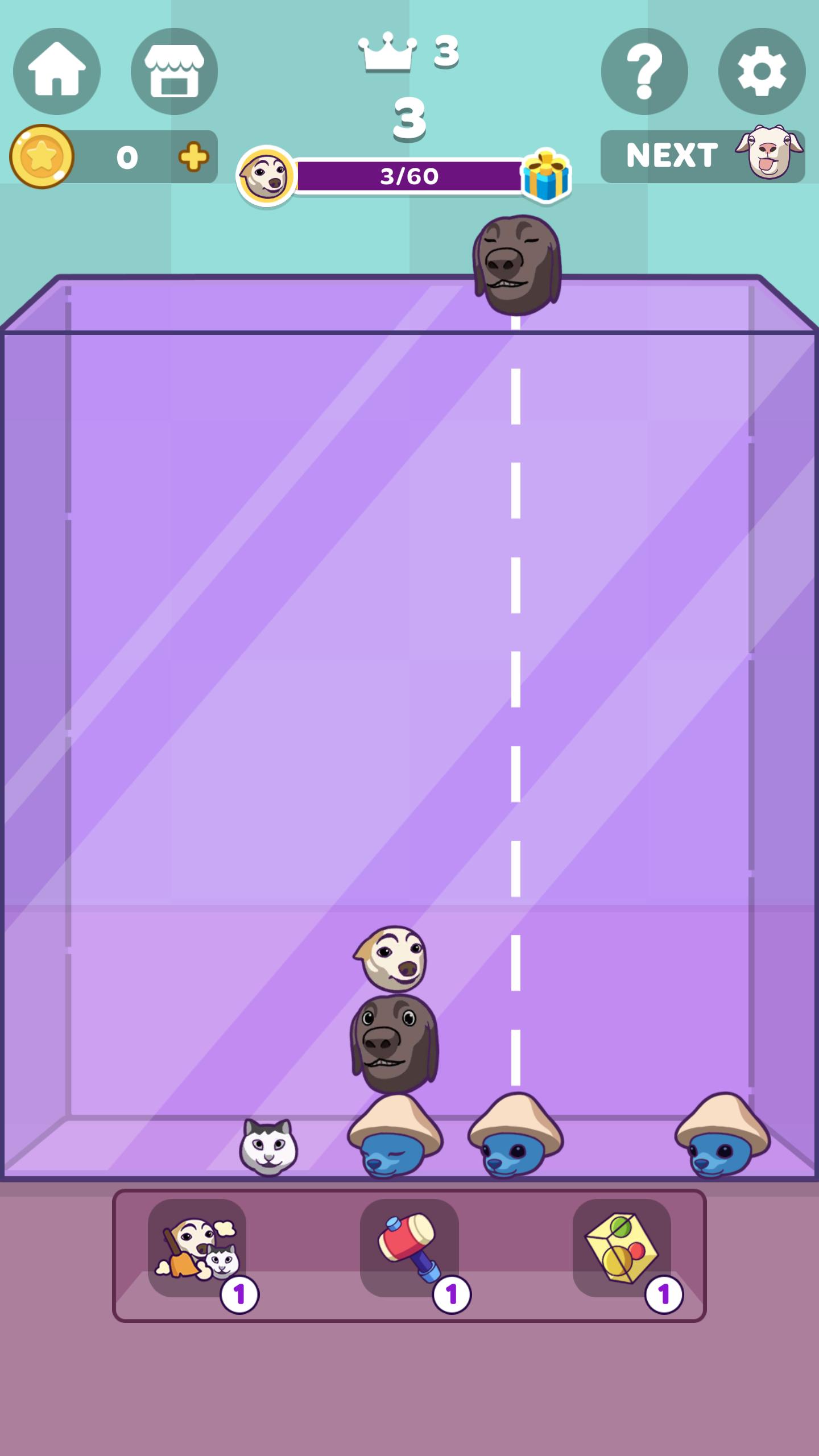 اسکرین شات 1 بازی Meme Merge: Drop Puzzle