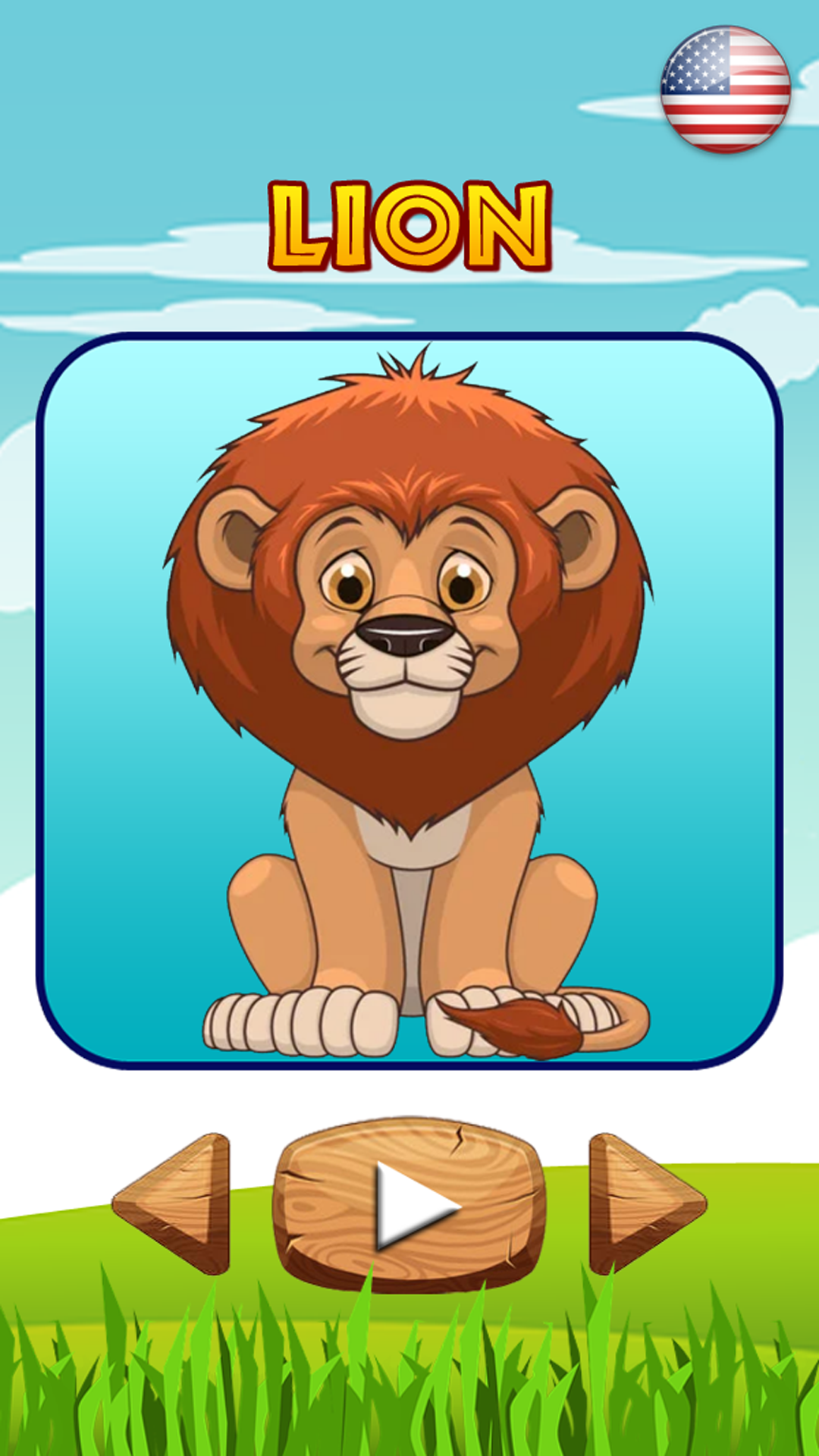 اسکرین شات 2 بازی Animals names and sounds