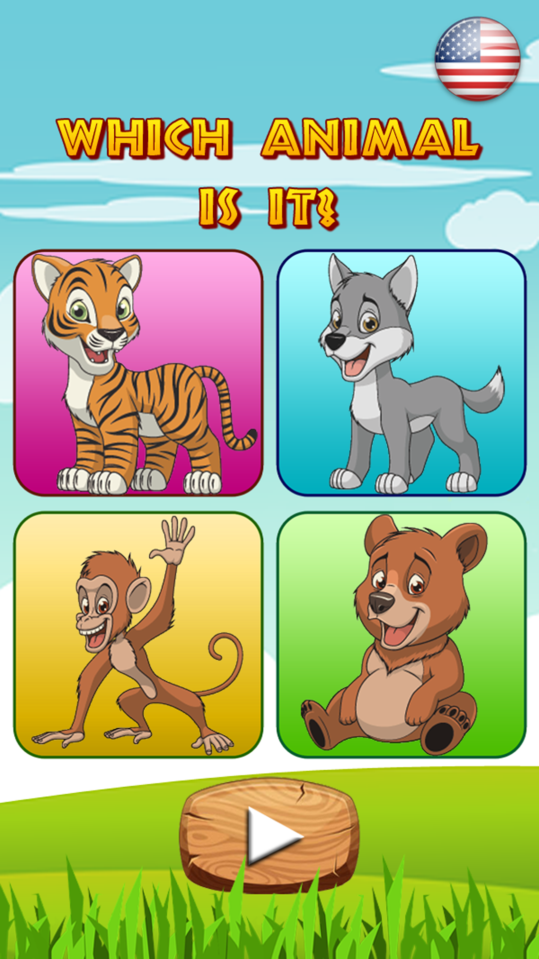 اسکرین شات 4 بازی Animals names and sounds