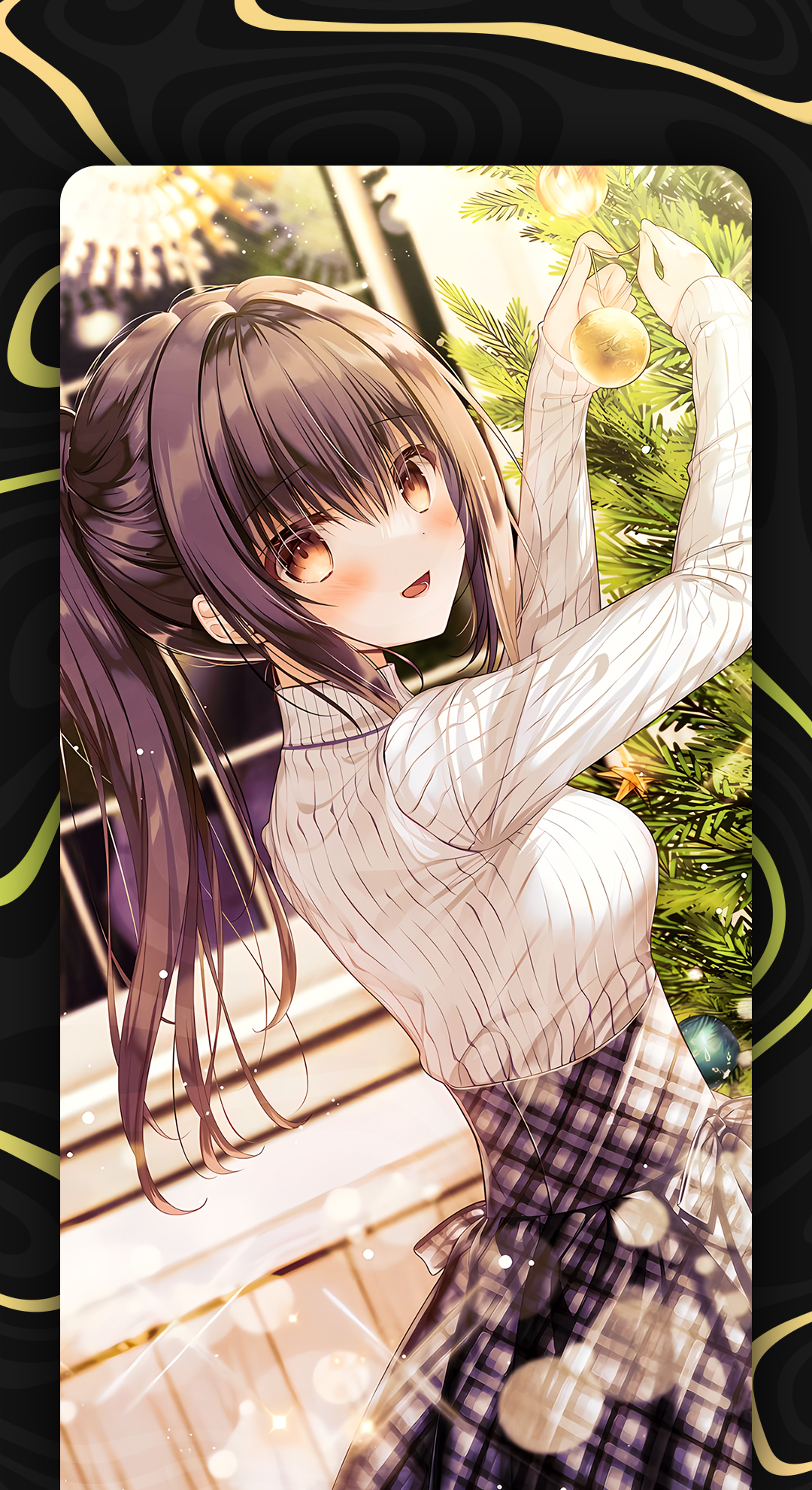 اسکرین شات 7 برنامه Anime Christmas Wallpaper