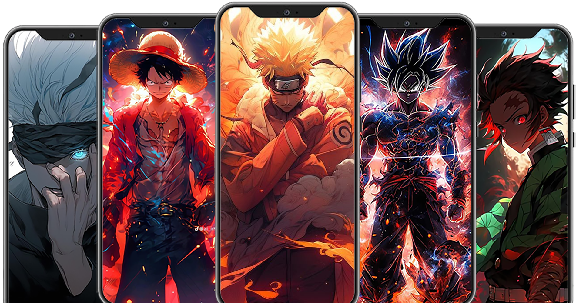 اسکرین شات 1 برنامه Anime Wallpaper