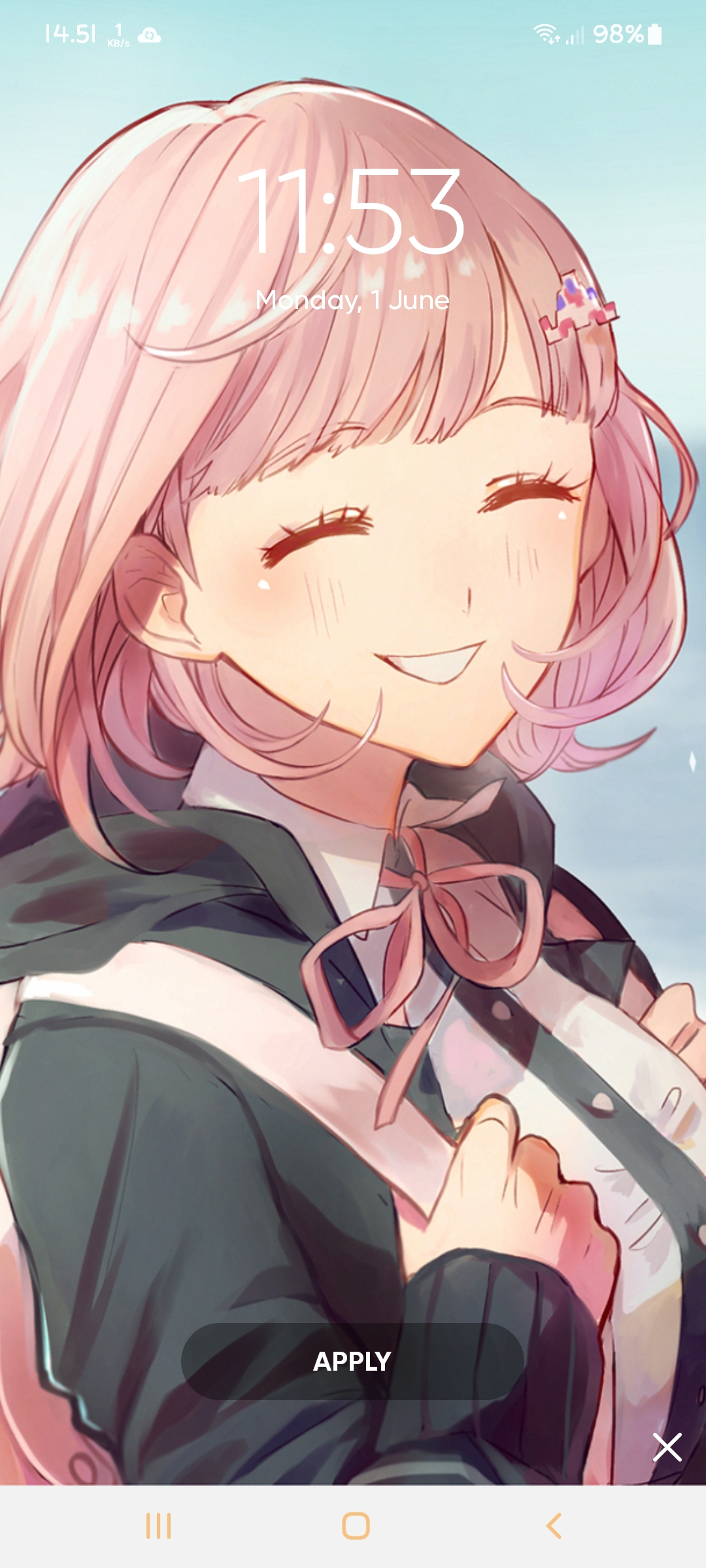 اسکرین شات 2 برنامه Anime Wallpapers 4K Live