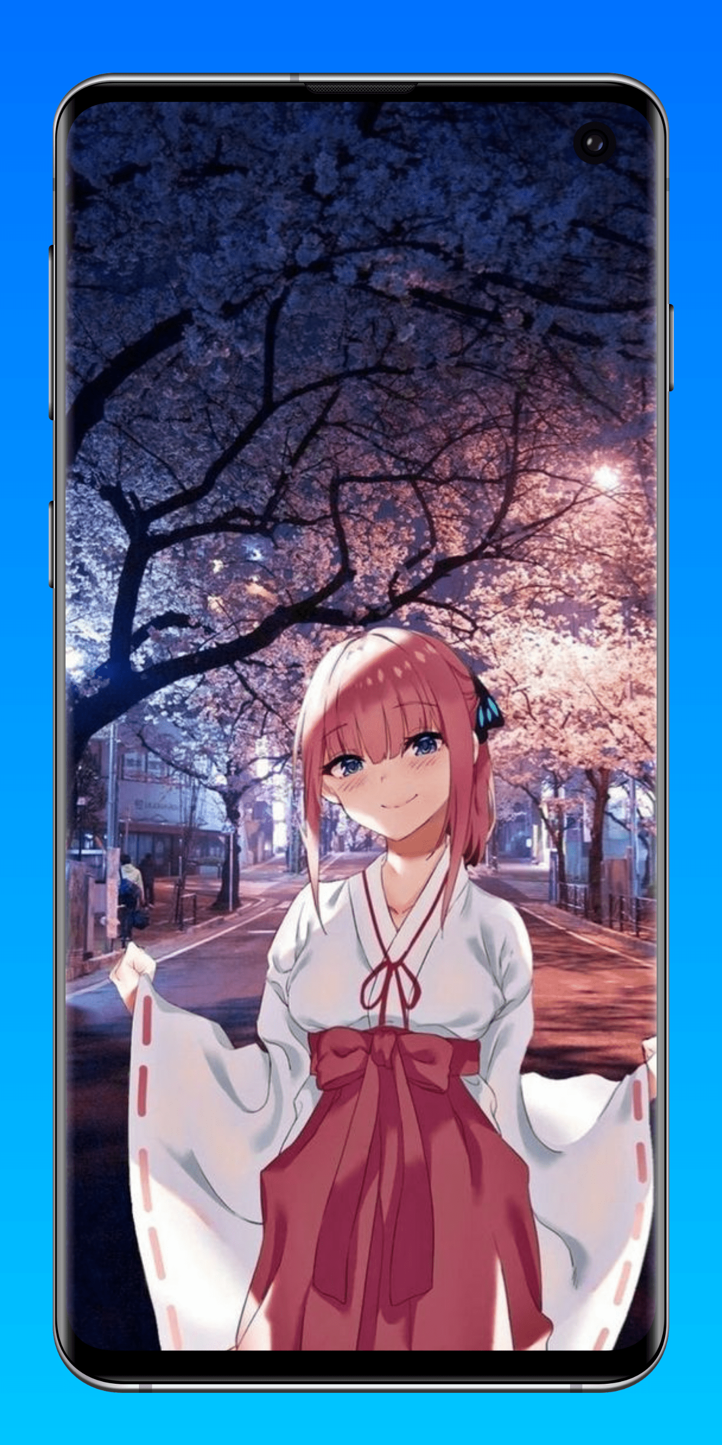اسکرین شات 3 برنامه Beautiful Anime Girl Wallpaper